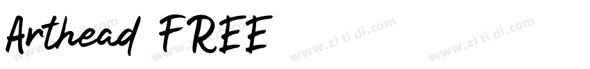 Arthead FREE字体转换